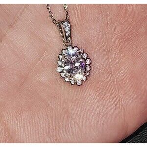 Diamond cubic zirconia Necklace‎